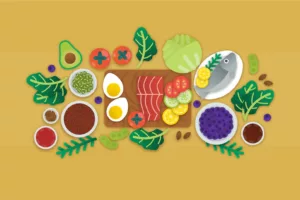 Illustration alimentation équilibrée